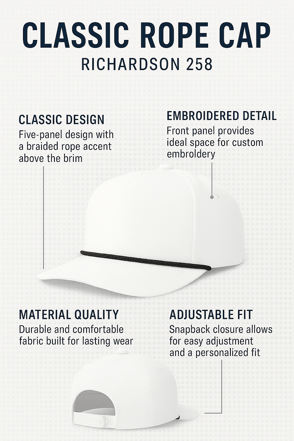 Upside Down NRFI Baseball Rope Hat