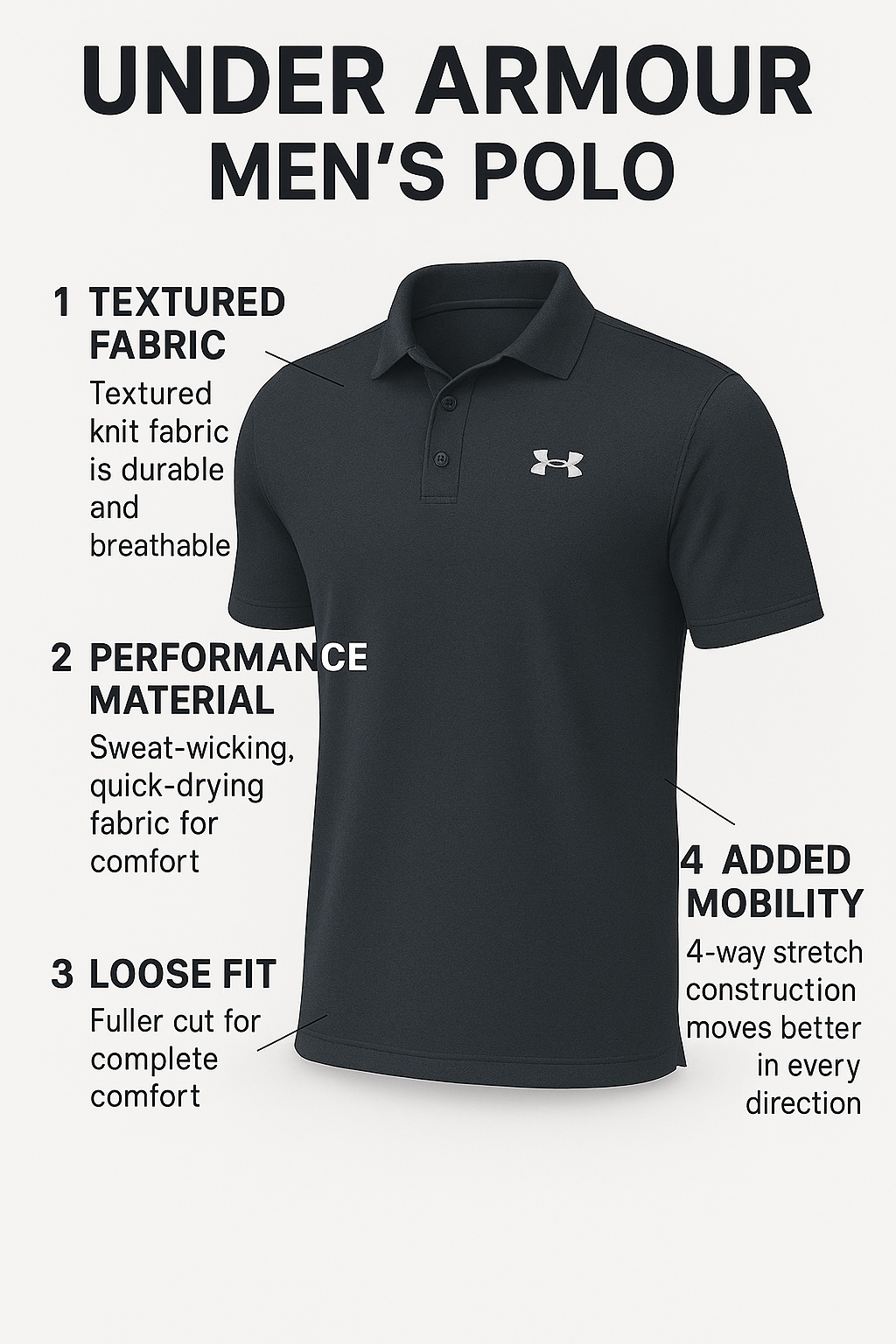 Scramblin' Golf Polo