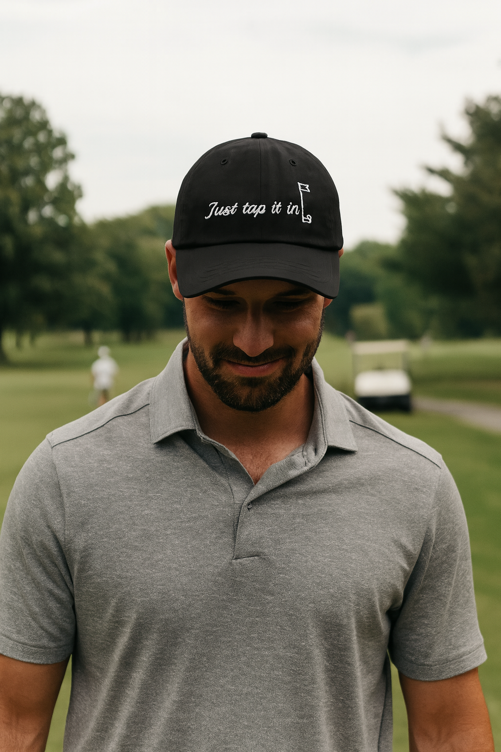Just Tap It In Golf Dad Hat