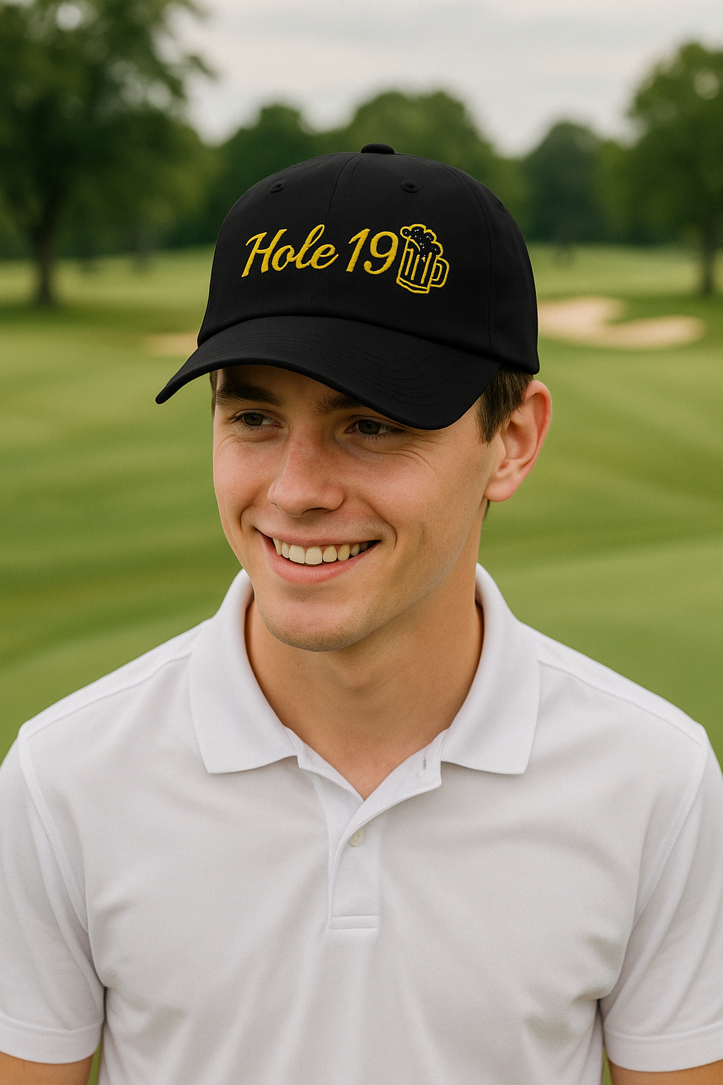 Hole 19 Golf Dad Hat