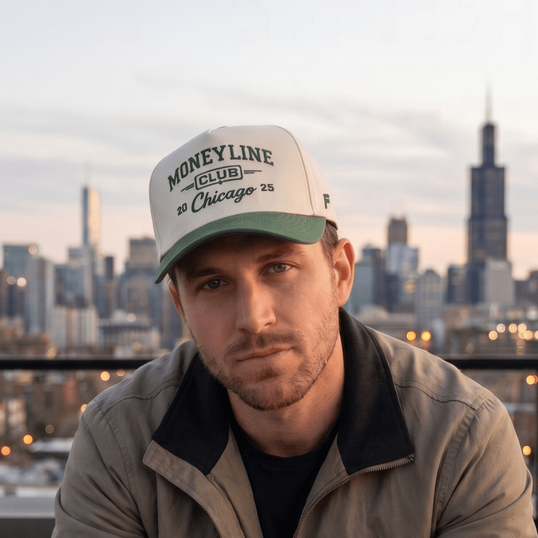 Moneyline Club Hat - clean snapback for sports betting fans, no gimmicky slogans