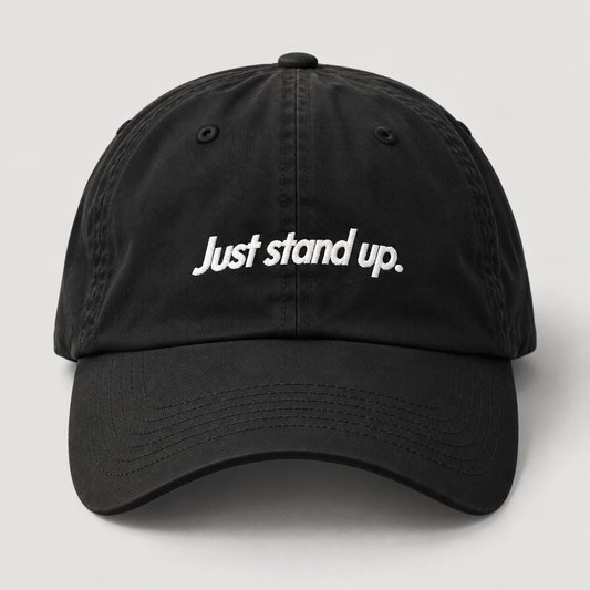 Just Stand Up Wrestling Dad Hat