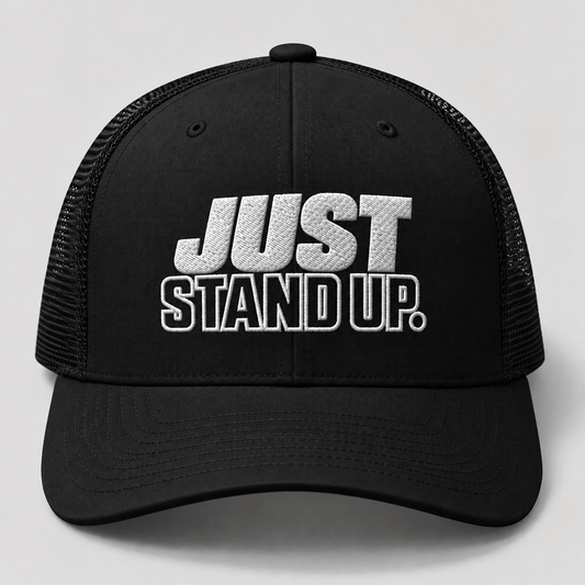 Just Stand Up Wrestling Trucker Hat