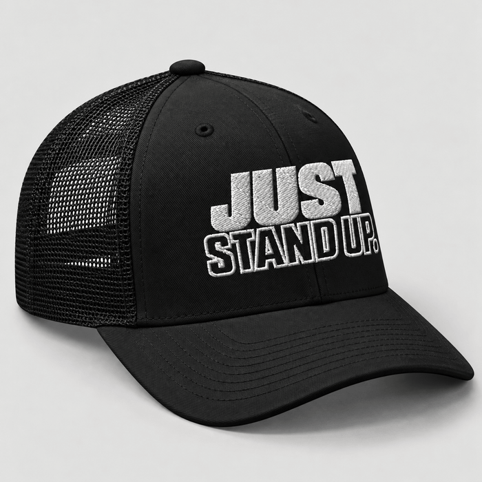 Just Stand Up Wrestling Trucker Hat