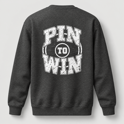 Pin To Win Wrestling Crewneck
