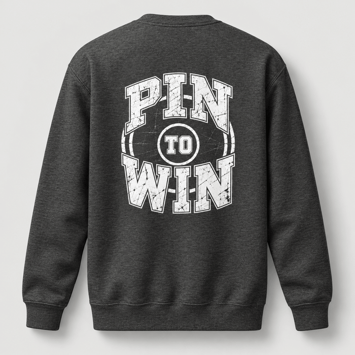Pin To Win Wrestling Crewneck