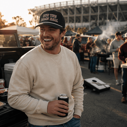 Run The Damn Ball Football Hat (Black Edition)