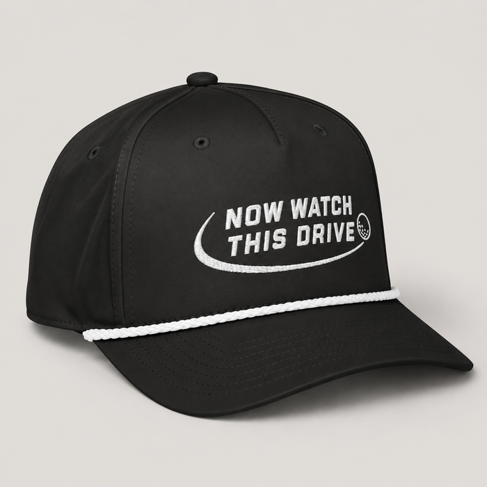 Now Watch This Drive Golf Rope Hat