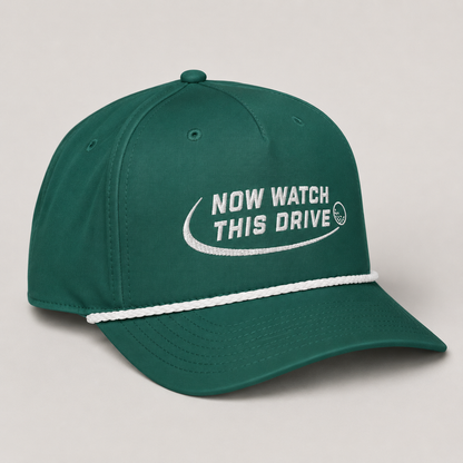 Now Watch This Drive Golf Rope Hat