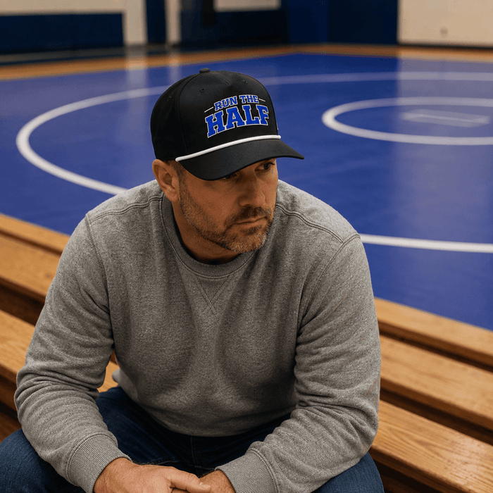Run The Half Wrestling Hat (Black Edition)