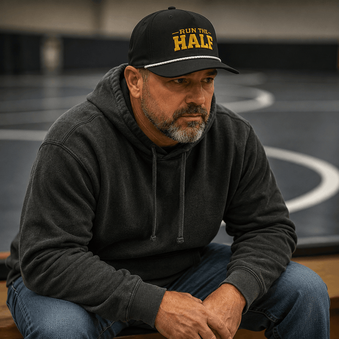 Run The Half Wrestling Hat (Black Edition)