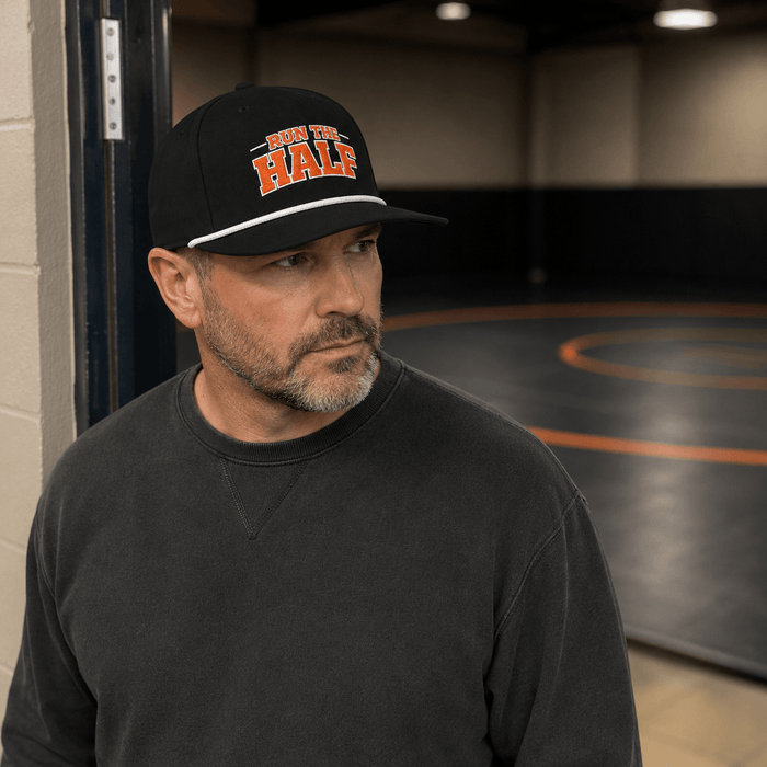Run The Half Wrestling Hat (Black Edition)
