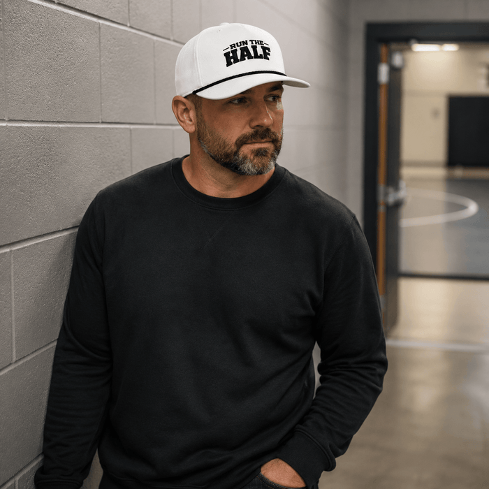 Run The Half Wrestling Hat (White Edition)