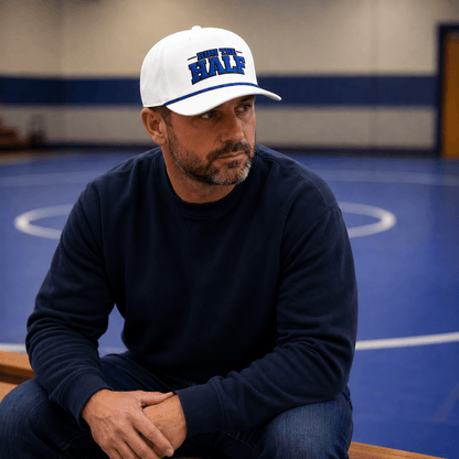 Run The Half Wrestling Hat (White Edition)