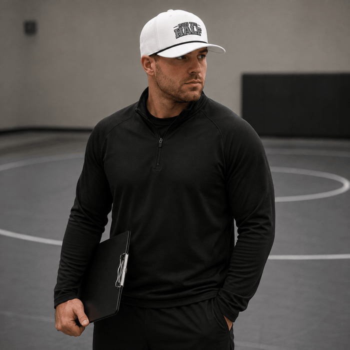 Run The Half Wrestling Hat (White Edition)