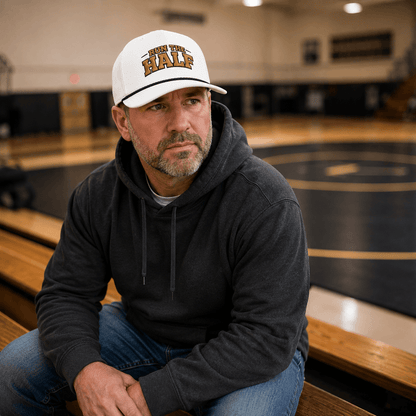 Run The Half Wrestling Hat (White Edition)