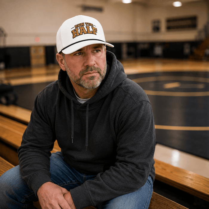 Run The Half Wrestling Hat (White Edition)