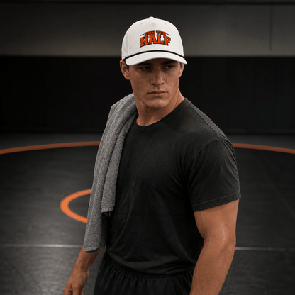 Run The Half Wrestling Hat (White Edition)