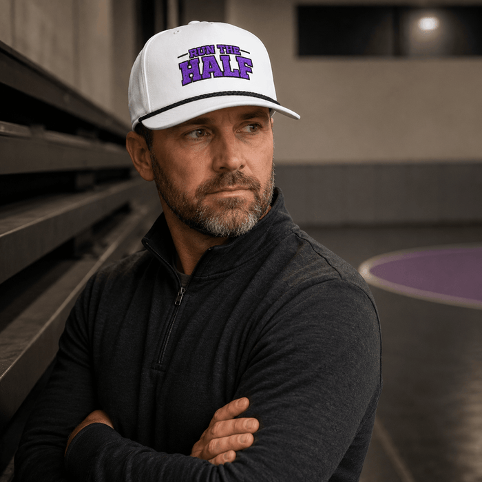 Run The Half Wrestling Hat (White Edition)