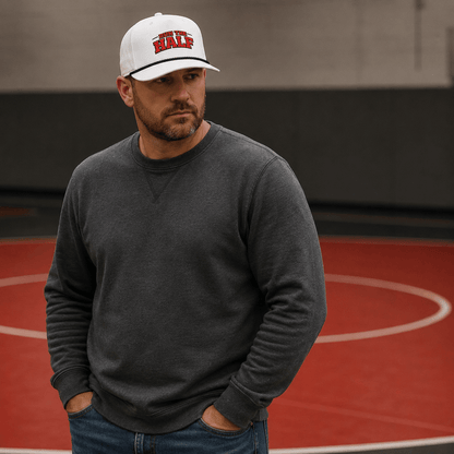 Run The Half Wrestling Hat (White Edition)