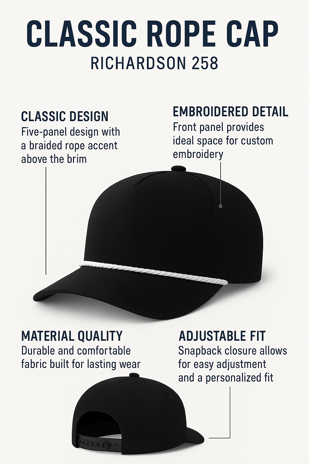 Upside Down NRFI Baseball Rope Hat