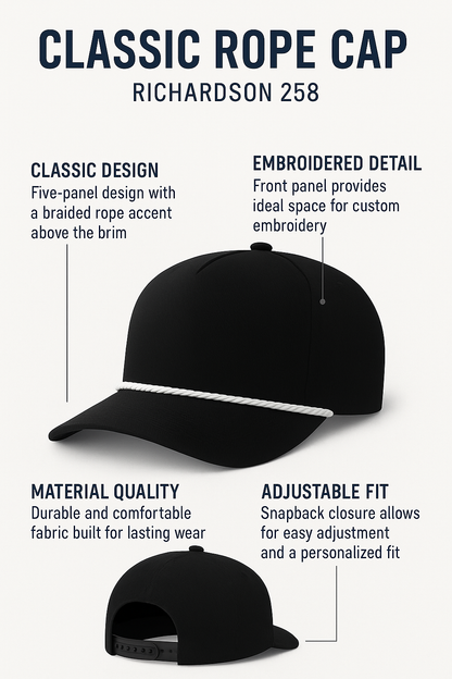 Upside Down NRFI Baseball Rope Hat