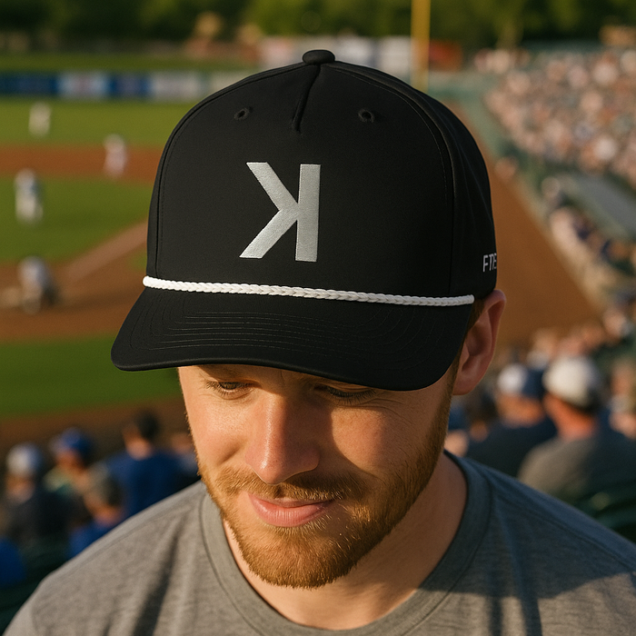 Backwards K Baseball Rope Hat