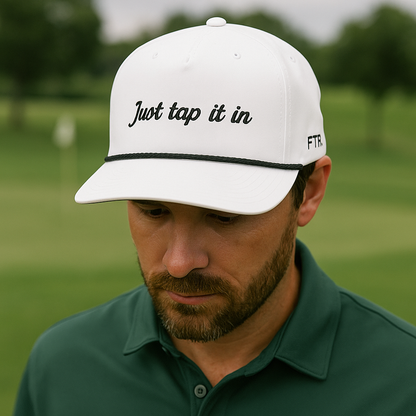 Just Tap It In Golf Rope Hat