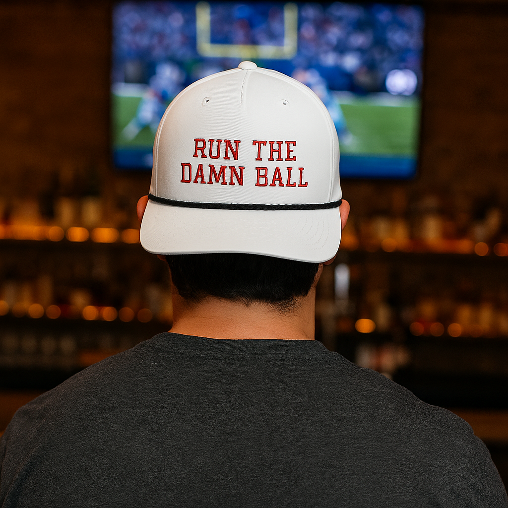 Run The Damn Ball Football Rope Hat