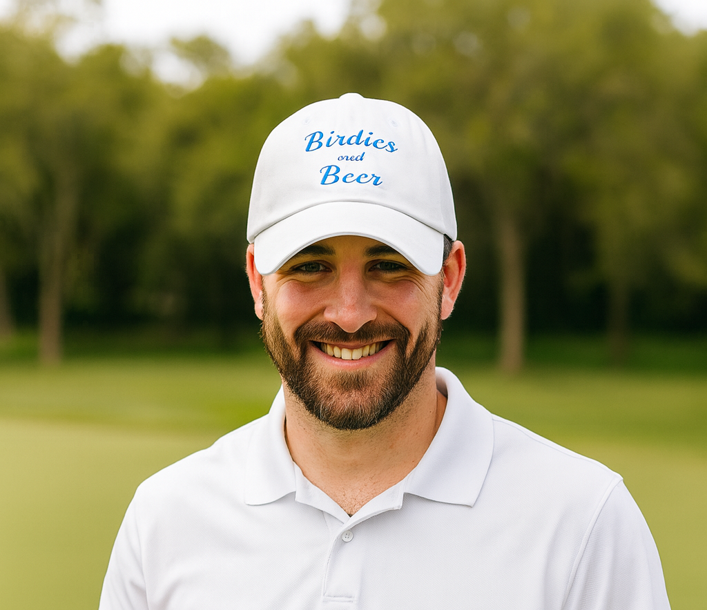 Birdies and Beer Golf Dad Hat