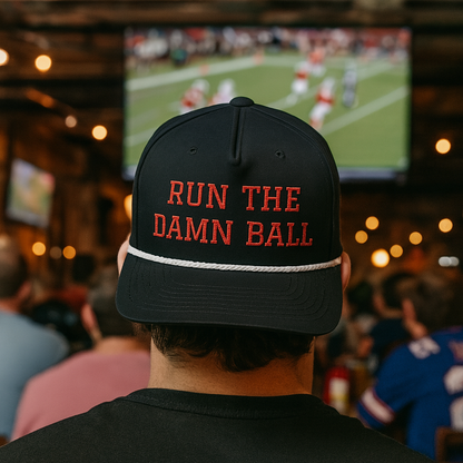 Run The Damn Ball Football Rope Hat
