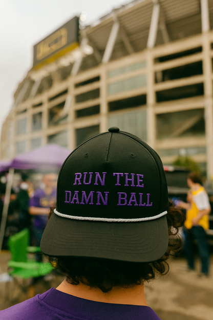 Run The Damn Ball Football Rope Hat