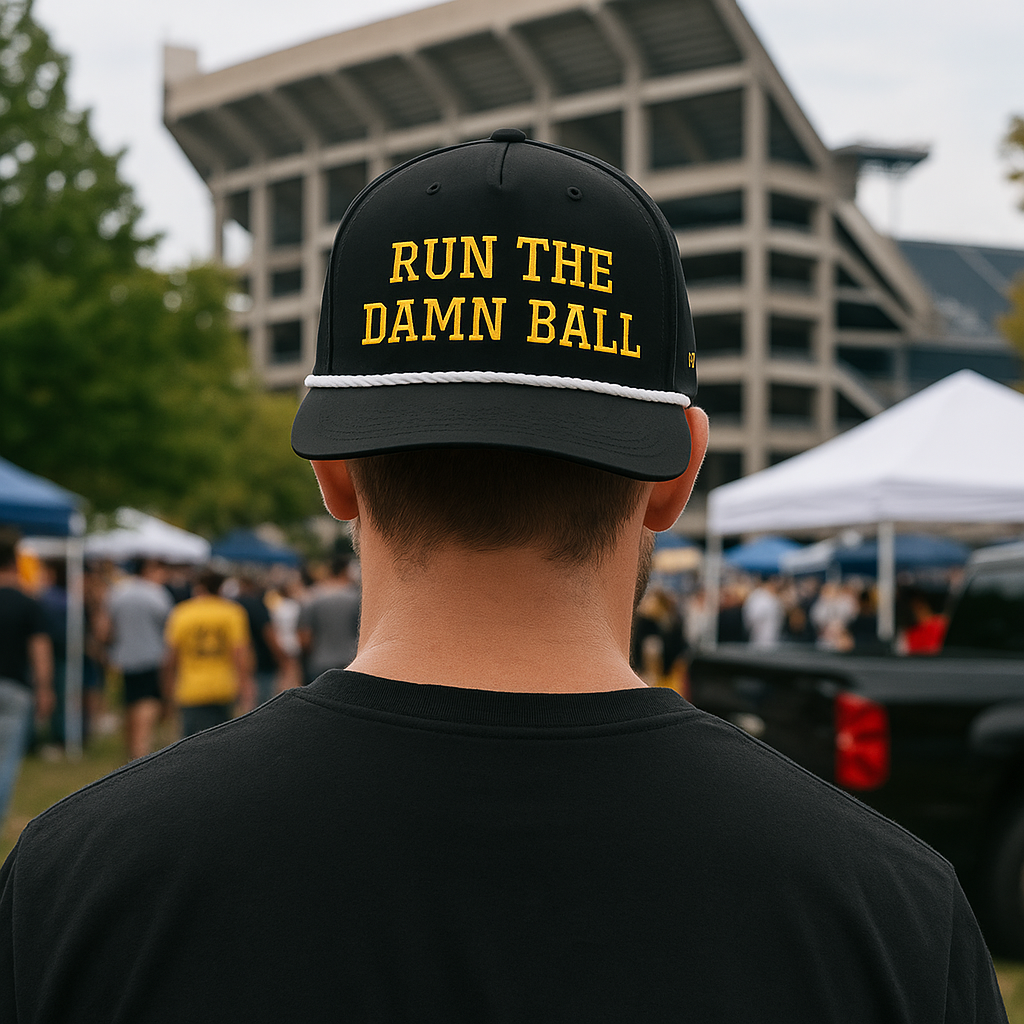 Run The Damn Ball Football Rope Hat