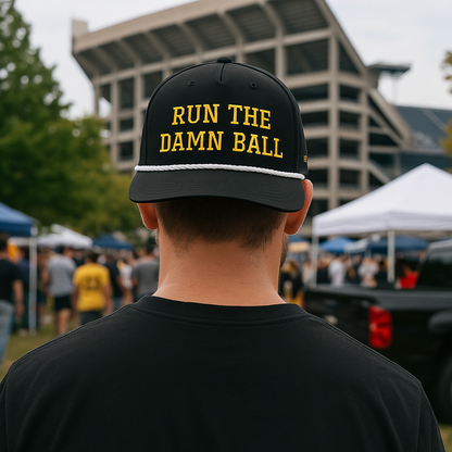 Run The Damn Ball Football Rope Hat