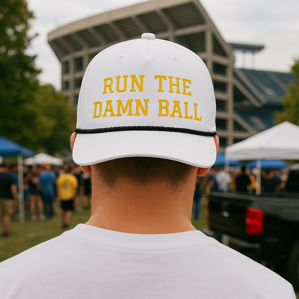 Run The Damn Ball Football Rope Hat