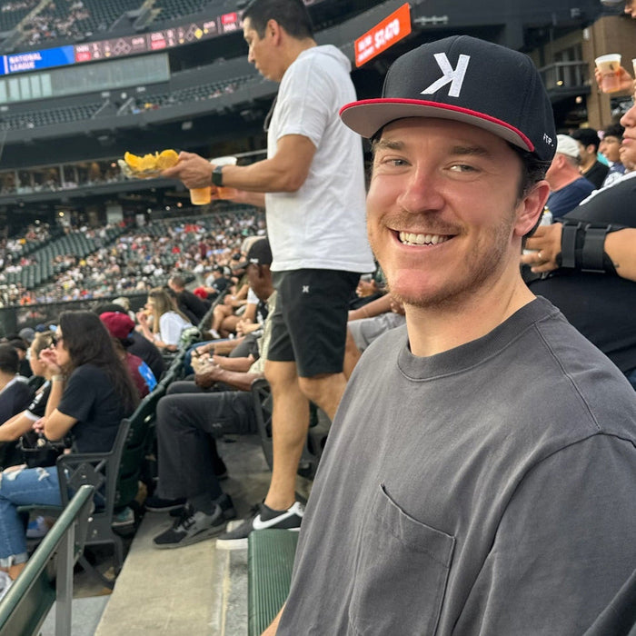 Backwards K Baseball Hat