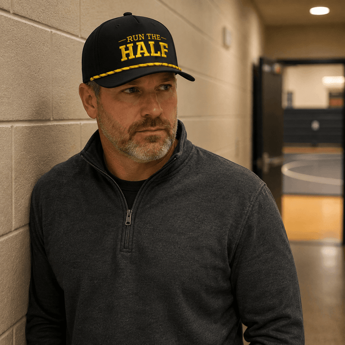 Run The Half Wrestling Hat (Black Edition)