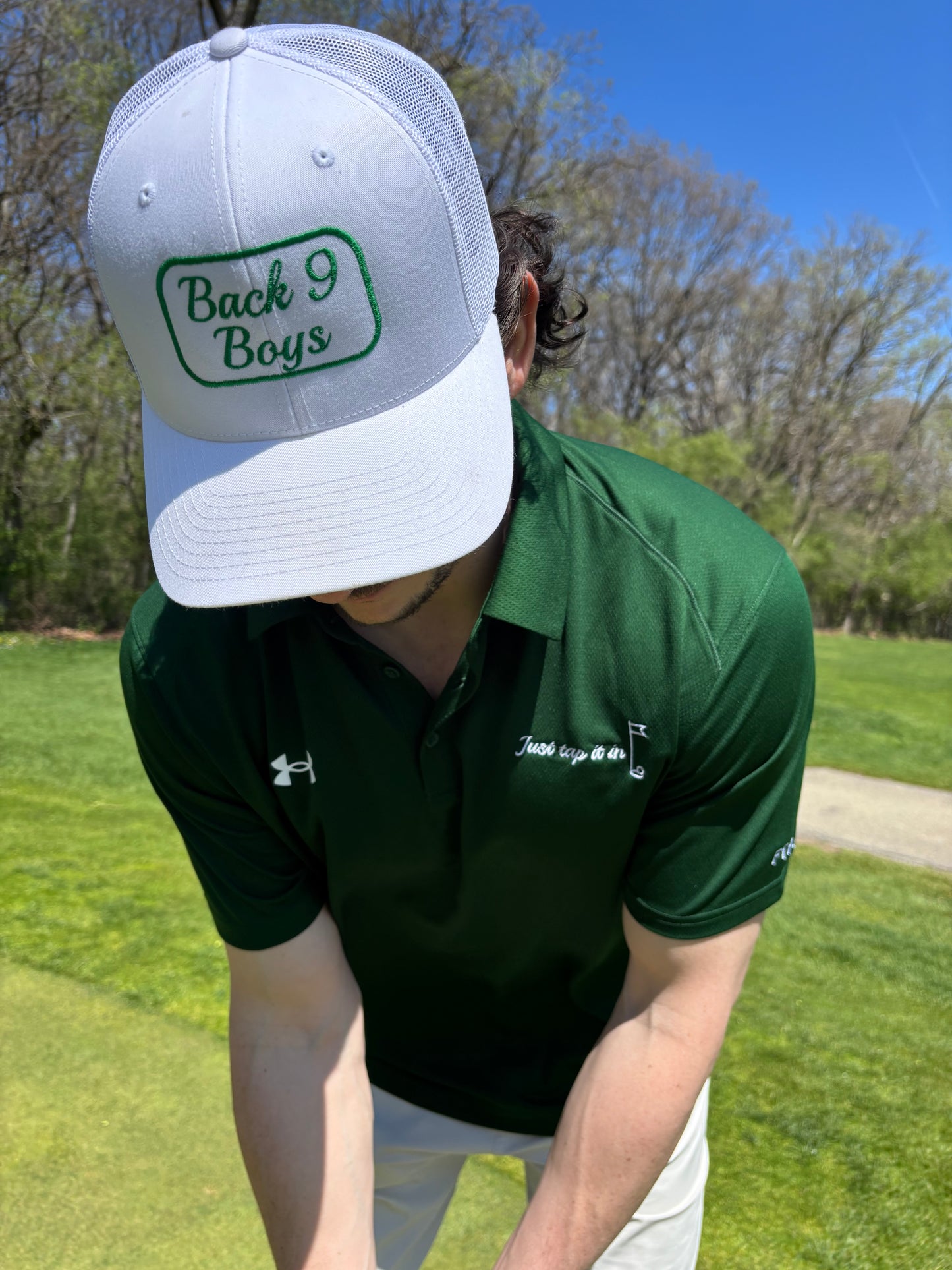 Back 9 Boys Golf Hat
