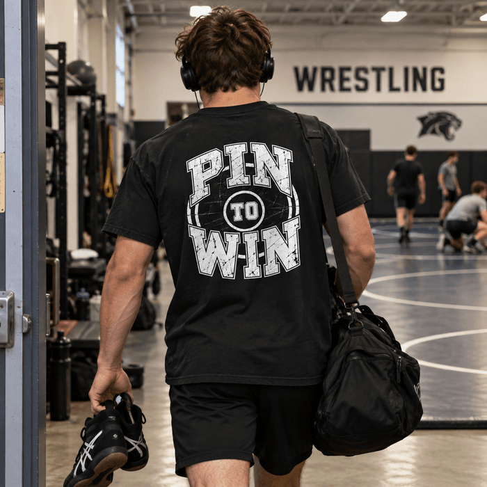 Pin To Win Wrestling Tee