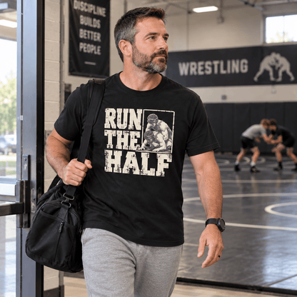 Run The Half Wrestling Tee