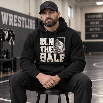 Run The Half Wrestling Hoodie