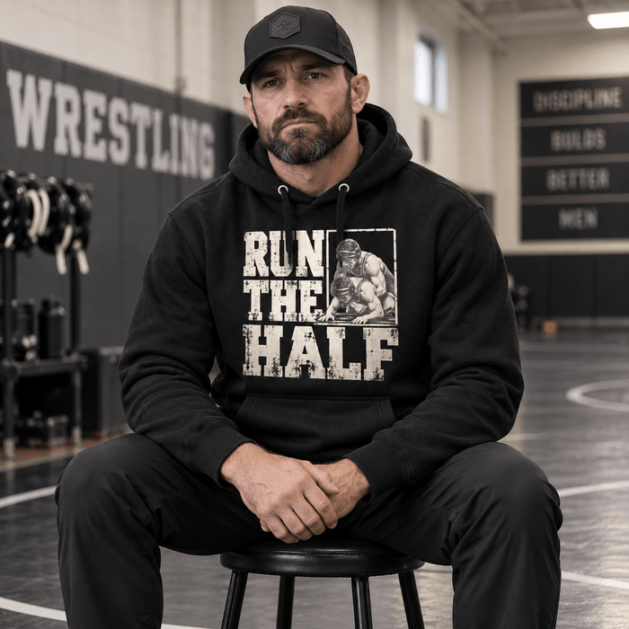 Run The Half Wrestling Hoodie