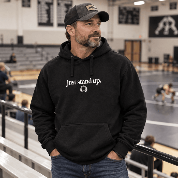 Just Stand Up Wrestling Hoodie