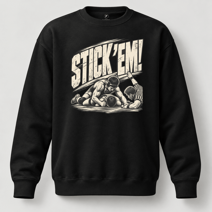 Stick 'Em Wrestling Crewneck