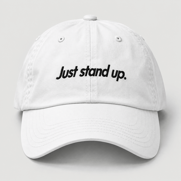 Just Stand Up Wrestling Dad Hat