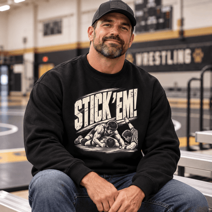 Stick 'Em Wrestling Crewneck