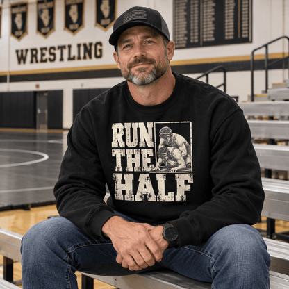 Run The Half Wrestling Crewneck