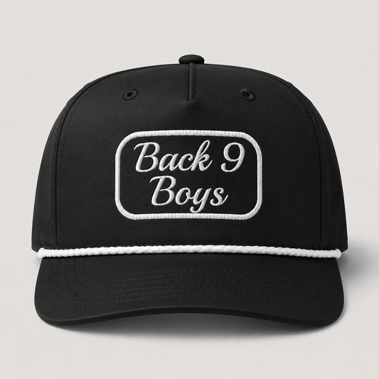 Back 9 Boys Golf Rope Hat
