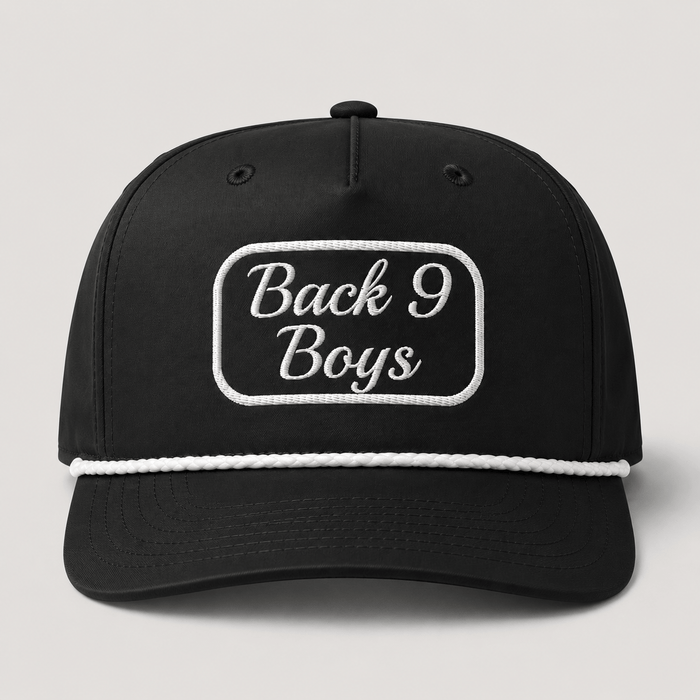 Back 9 Boys Golf Rope Hat