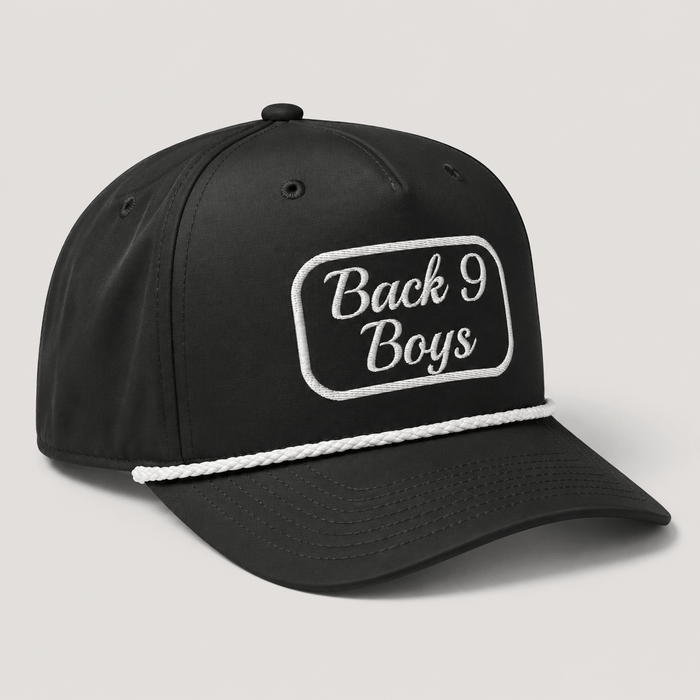 Back 9 Boys Golf Rope Hat